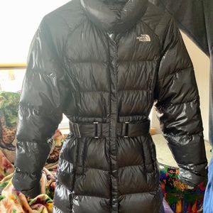 Beautiful North Face Parka with belt